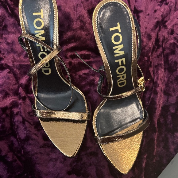 Bronze Tom Ford Heels - Picture 1 of 9